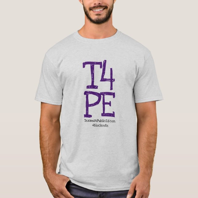 T4PE Scribble Letter T-Shirt (Front)