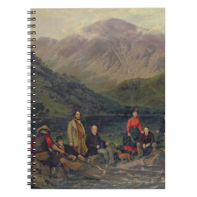 T7833 Fishing at Haweswater Spiral Notebook (Front)