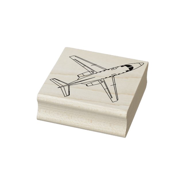 T-1 Jayhawk Training Jet Line Drawing Ink Stamp (Stamp)