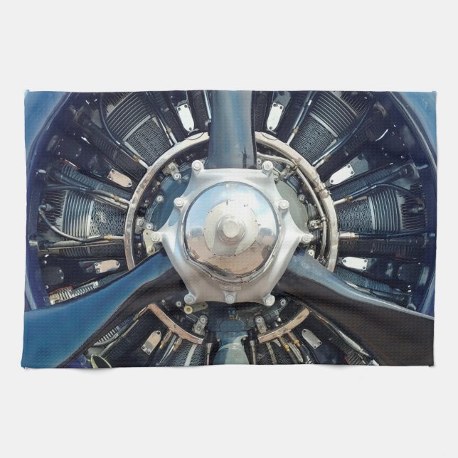 T-28 Trojan Tea Towel (Horizontal)