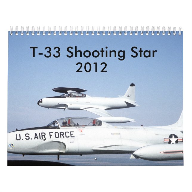 T-33 Shooting Stars Calendar (Cover)