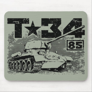 T-34-85 Soviet medium tank Mouse Pad