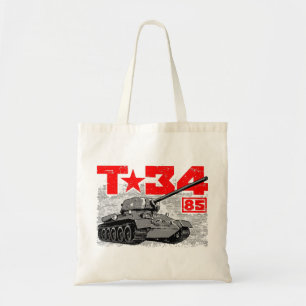 T-34-85 Soviet medium tank Tote Bag