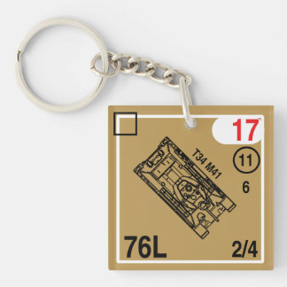 T-34 M41 Keychain Fob