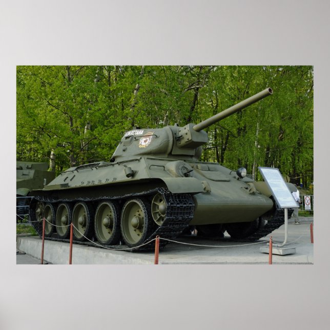 T-34 tank poster (Front)