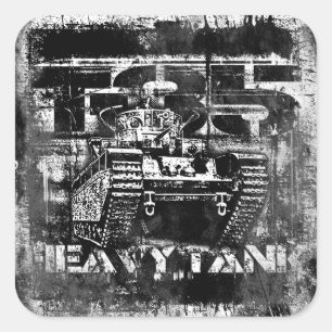 T-35 Square Sticker
