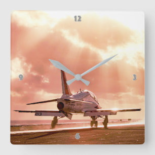 T-45C GOSHAWK SQUARE WALL CLOCK