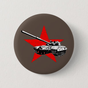 T-64 Main battle tank 6 Cm Round Badge
