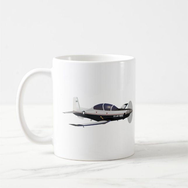 T-6 Texan II Trainer Aircraft Coffee Mug (Left)