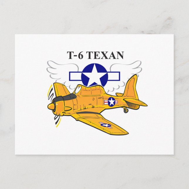 T-6 Texan Postcard (Front)