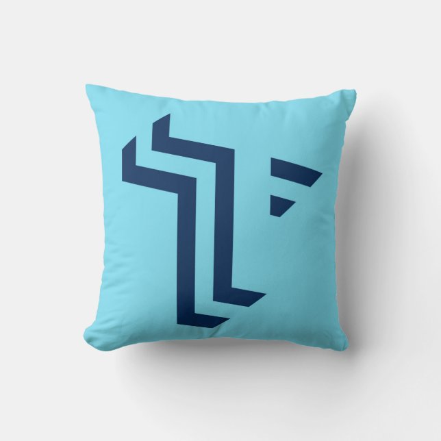 T Bat Mitzvah Pillow (Front)