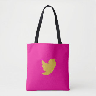 T BIRD SHOULDER TOTE BAG