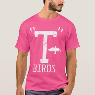 T-Birds 50S 60S Cosplay Colourful Bird Animal T-Shirt