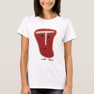 T-bone steak meat protein grilled beef fat bone T-Shirt