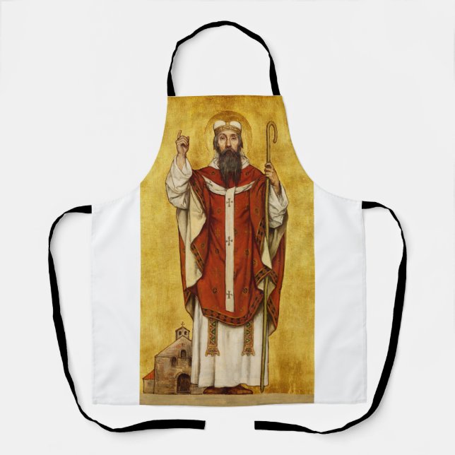 t. Boniface of Mainz - Patron of Educators Apron (Front)