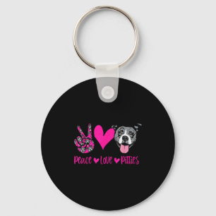 T Bull Lives Ttie Puppy Dog Mom Ladies Tbull  Key Ring