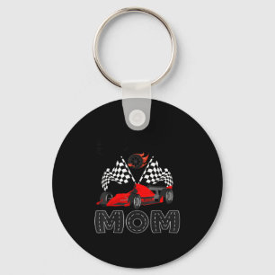 T Crew Mum Racing Car Birthday Boy Family Matching Key Ring
