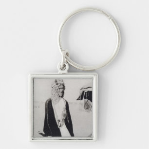 T. E. Lawrence in Arab Dress (b/w photo) Key Ring