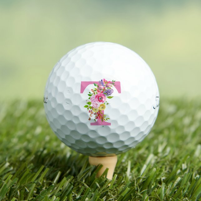 T Floral Golf Balls (Insitu Tee)