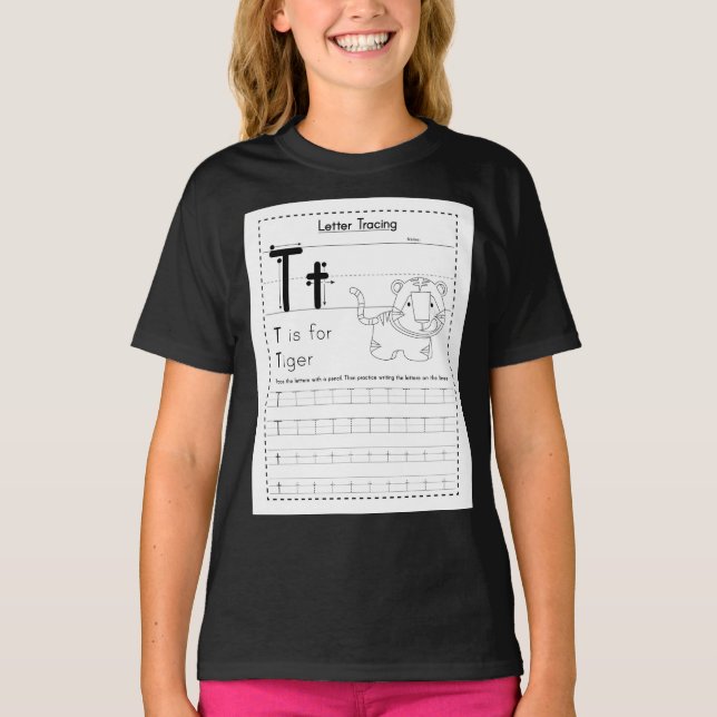 T for tiger T-Shirt (Front)
