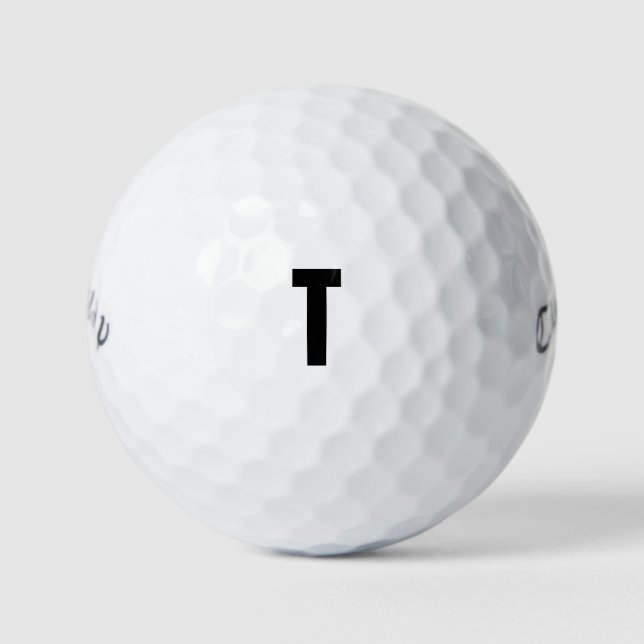'T' GOLF BALLS (Front)