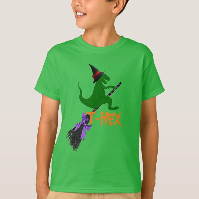 T-hex Funny halloween t-rex t-shirt tyrannosaurus (Front)