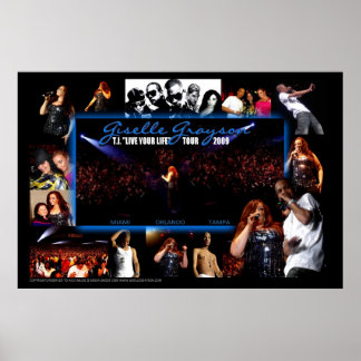 T.I. Live Your Life Tour 2009 Poster