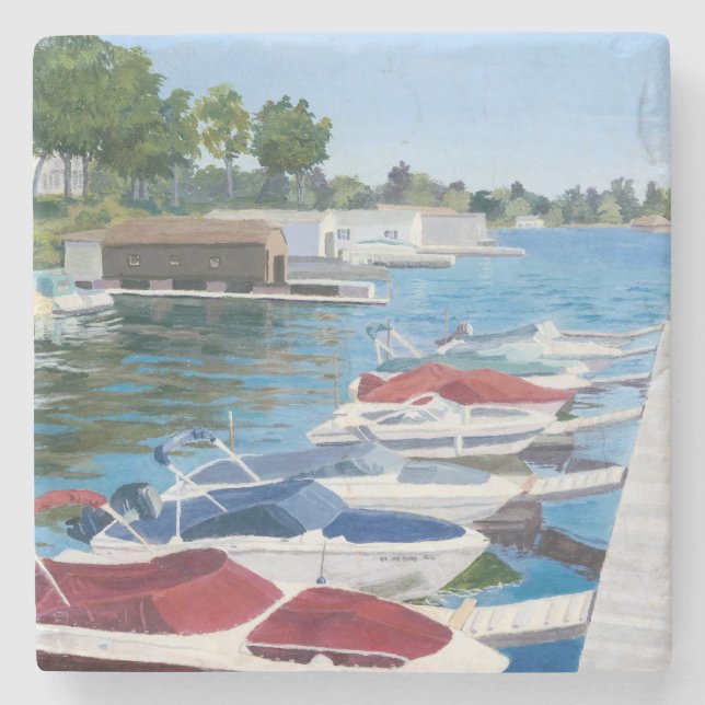 T I PARK Marina Stone Coaster (Front)