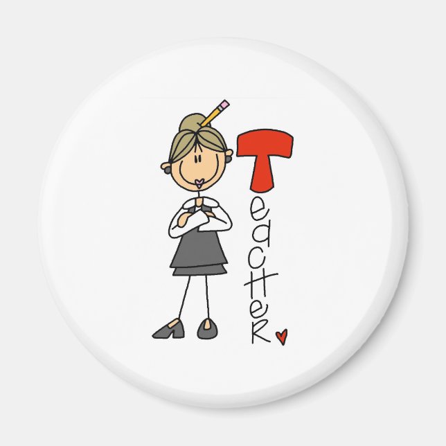 T is for Teacher Magnet (Front)