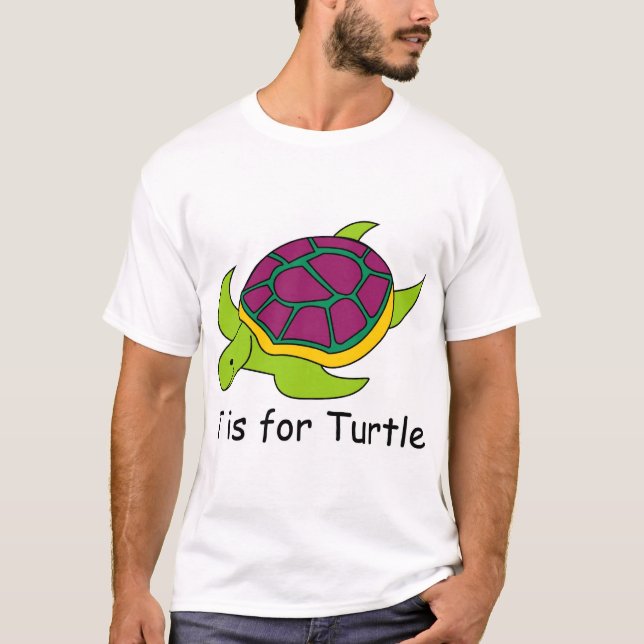 T is for Turtle T-Shirt (Front)