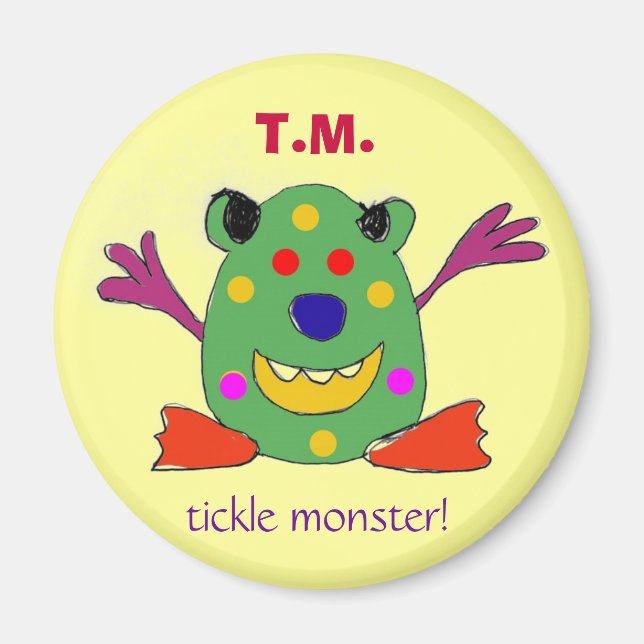 T.M., Tickle Monster magnet (Front)