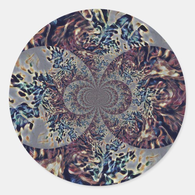 T. Nova Classic Round Sticker (Front)