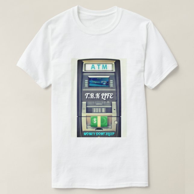 T.R.K ATM MACHINE LOGO TSHIRT (Design Front)