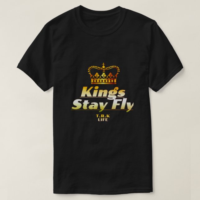 T.R.K GOLD EMBLEM KINGS STAY FLY TSHIRT (Design Front)