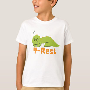 T-Rest Dinosaur,  Funny T-Rex Sleeping  T-Shirt