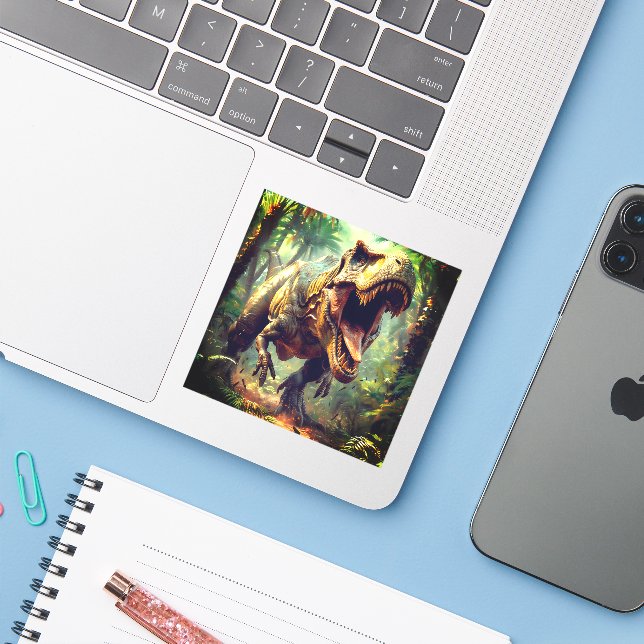 T-Rex (Laptop w/ iPhone)