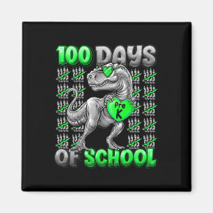T-rex 100 Days Of School Pre-k 100 Days Smarter Bo Magnet