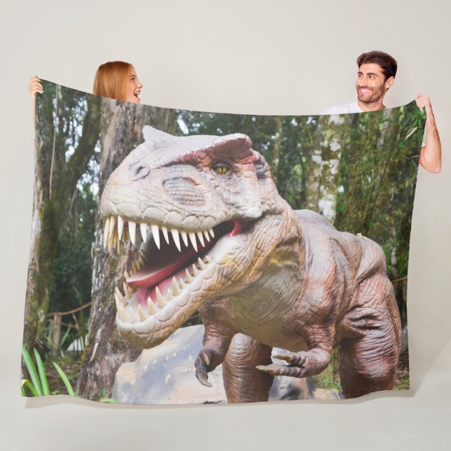T-REX 1 FLEECE BLANKET (In Situ)