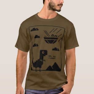 T-rex And Ramen Pixel Art Oh My Ramen T-rex Ramen  T-Shirt