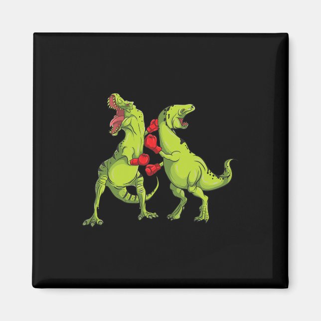 T-rex Boxing  Magnet (Front)