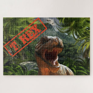 T Rex Boys Dinosaur Jurassic Jigsaw Puzzle