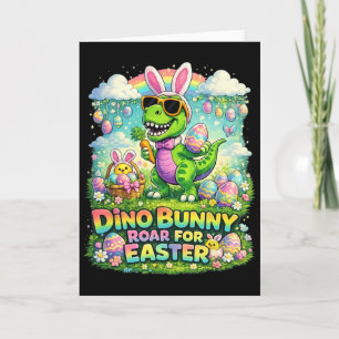 T-rex Bunny Costume Easter Outfit For Boys And Kid Card