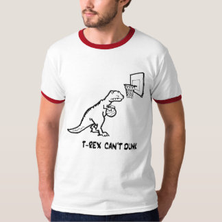 T-Rex can't dunk - Customised T-Shirt