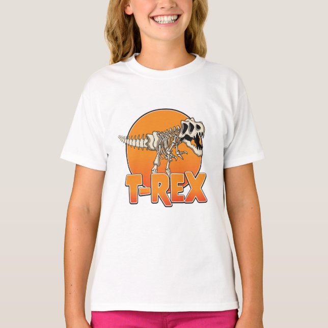 T-REX cartoon logo T-Shirt (Front)