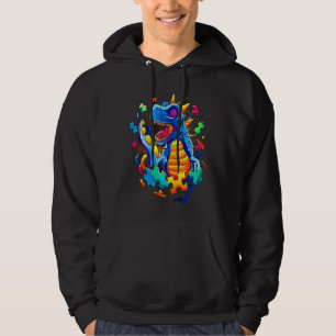 T Rex Children's Dinosaur Puzzle Game Hoodie