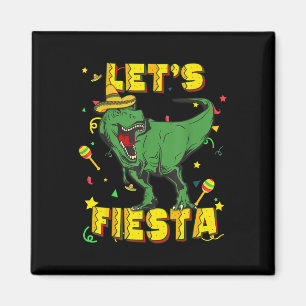 T Rex Cinco De Mayo Shirt Tyrannosaurus Dinosaur L Magnet