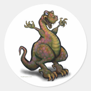 T-Rex Classic Round Sticker