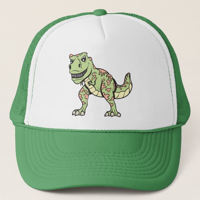 T-rex!  Customisable! Trucker Hat (Front)