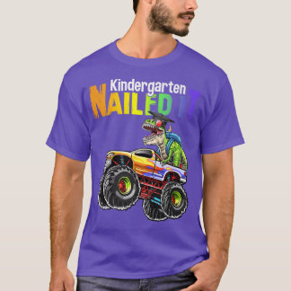 T Rex Dino Class Of 2022 Kindergarten Nailed It Gr T-Shirt