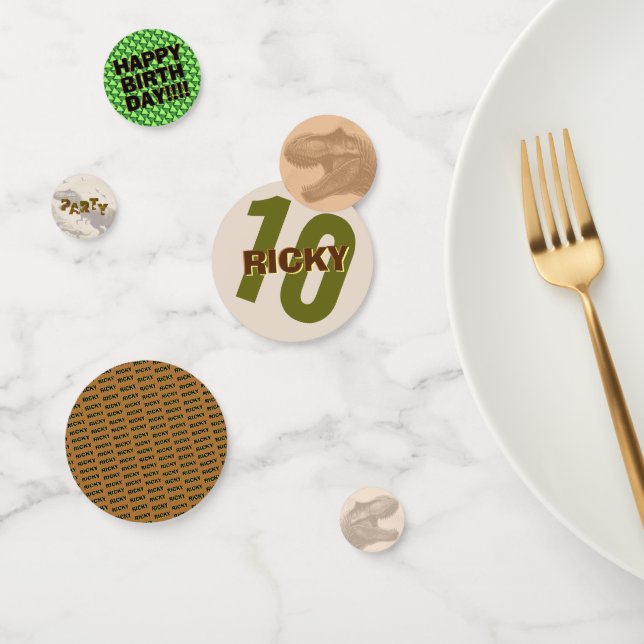 T-rex Dinosaur Confetti (Group)